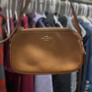 Coach Camera Bag Double Zipper Crossbody